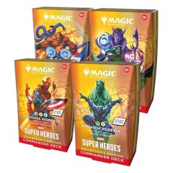 Magic the Gathering Marvel Super Heroes Collector's Edition Commander Decks Case (4) english