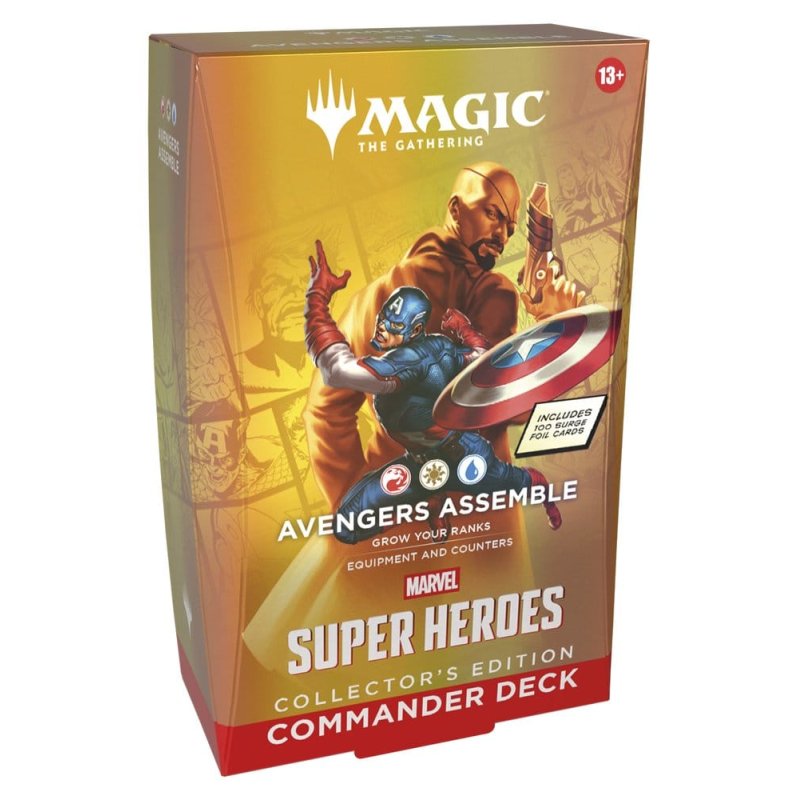 Magic the Gathering Marvel Super Heroes Collector's Edition Commander Decks Case (4) english