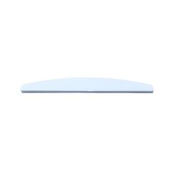 Aurore Halfmoon Nail File 100/180 White for Manicure/Pedicure - Double Sided
