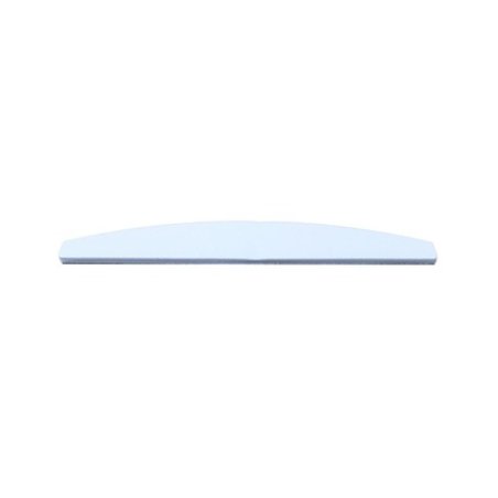 Aurore Halfmoon Nail File 100/180 White for Manicure/Pedicure - Double Sided