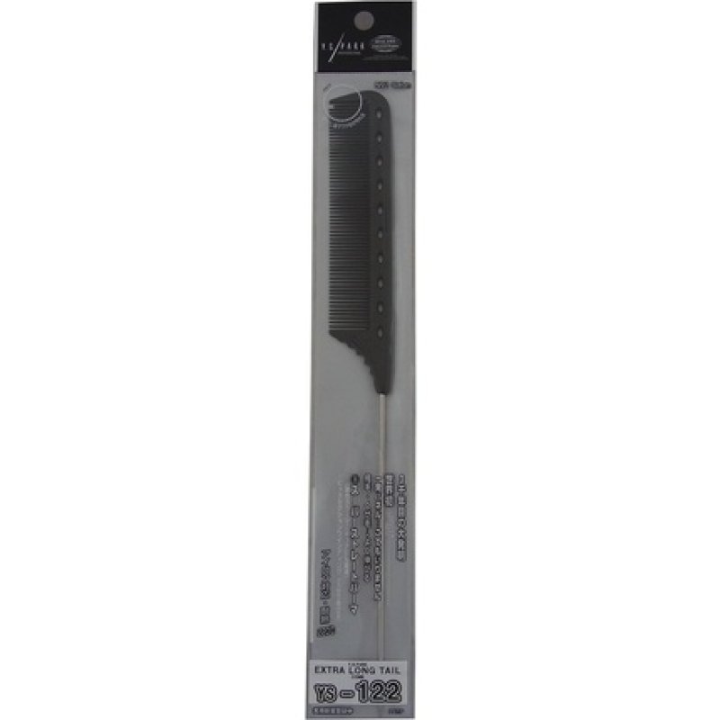 YS Park ProHairTools by Y.S.Par Extra Long Tail Comb 122 in Carbon 250mm
