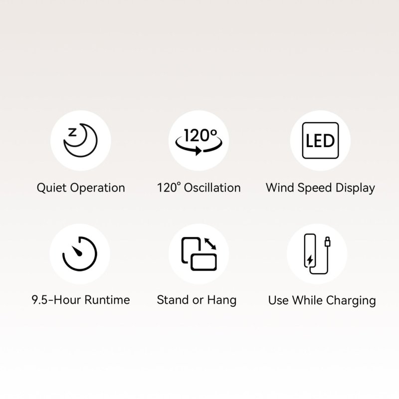 Vention PBJH0 personal handheld mister/fan Black