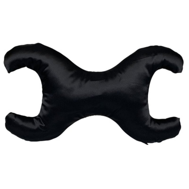 La Petite - lille pude med 100% silkebetræk Black