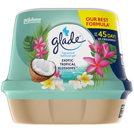 Glade Exotic Tropical Blossoms Gel Fragrant Gel For Bathroom