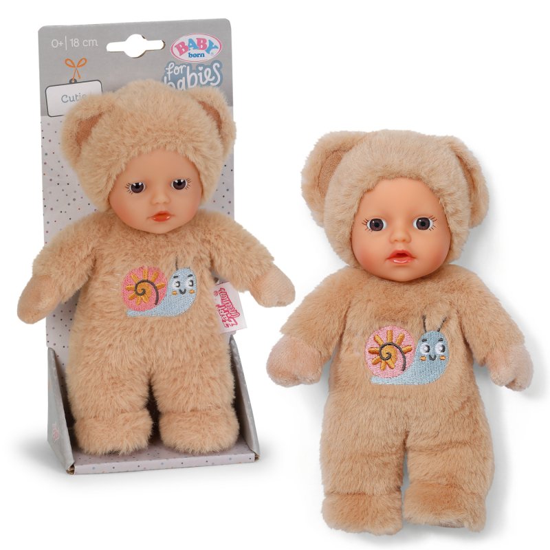 Zapf Baby born for babies Cutie 3 sortiert 18cm PDQ
