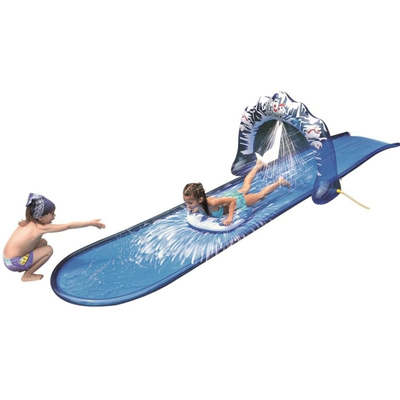 Ice Breaker Waterslide - 5 meter- with splash function and surfboard (21219)