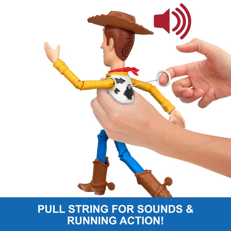 Toy Story - Feature Running Woody 30cm, English (JKL95)