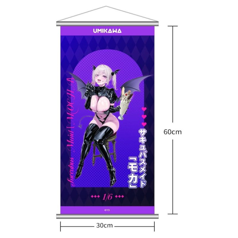 Original Character PVC Figure 1/6 Succubus Maid Moka Deluxe Edition 22 cm