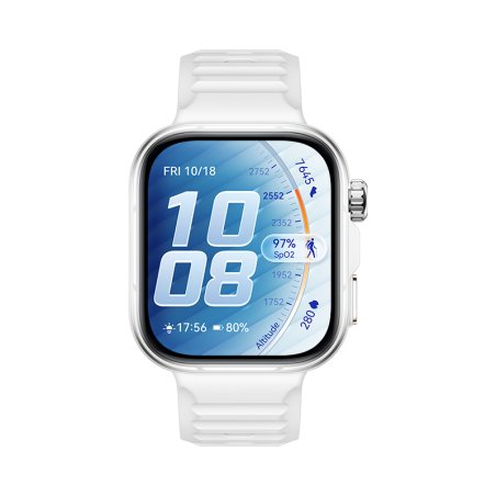 Huawei WATCH Fit 5 Pro 4,88 cm (1.92") AMOLED 44.5 mm Numérique 480 x 408 pixels Écran tactile Blanc GPS (satellite)