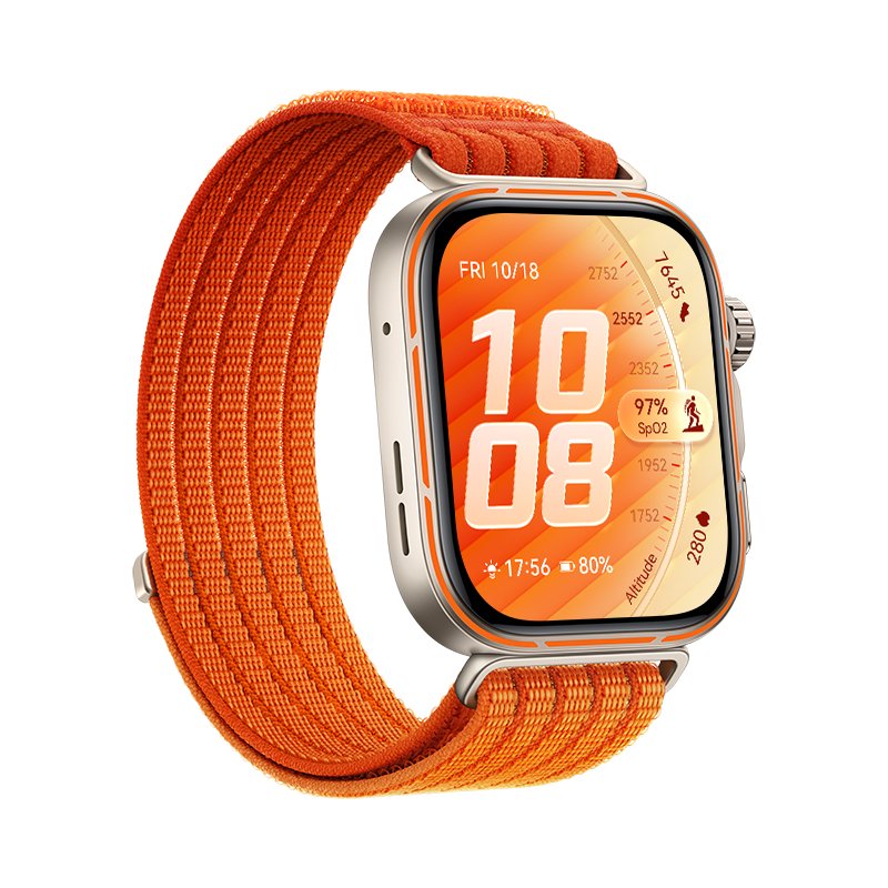 Huawei WATCH Fit 5 Pro 4,88 cm (1.92") AMOLED 44.5 mm Numérique 480 x 408 pixels Écran tactile Or GPS (satellite)