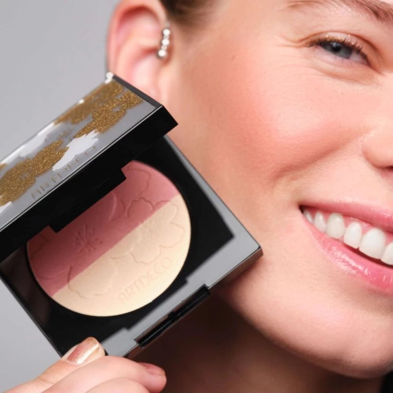 ARTDECO Glamour Glow blush limited silver & gold Powder