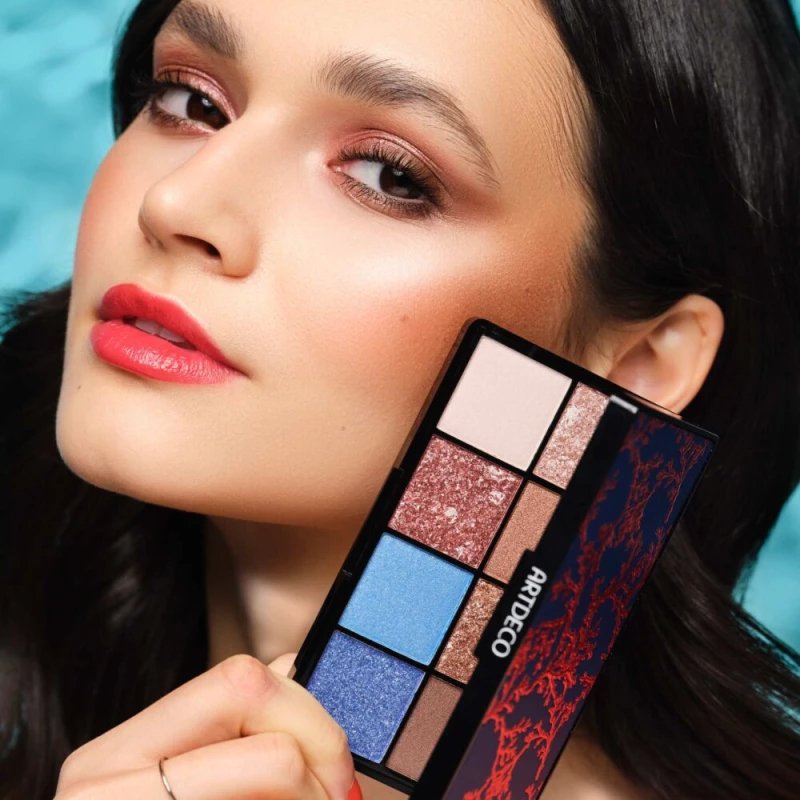 ARTDECO Eyelights Palette Ocean Obsession ombre à paupière Mat, Métallique, Perle