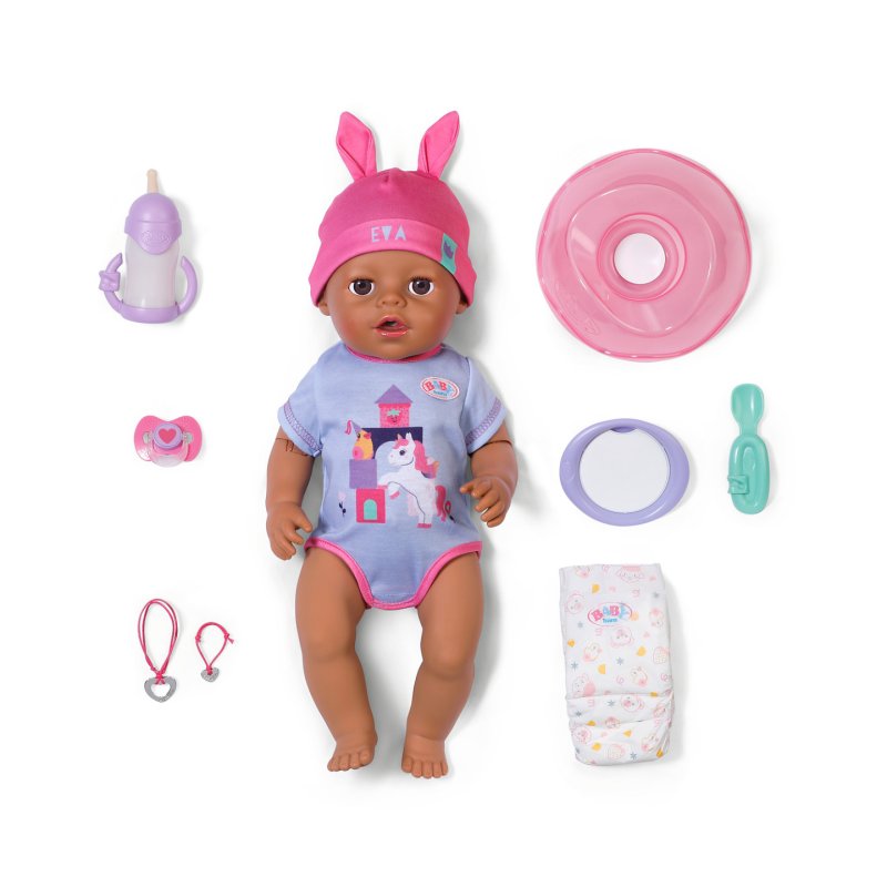 Zapf Baby born Eva Click & Play 43cm