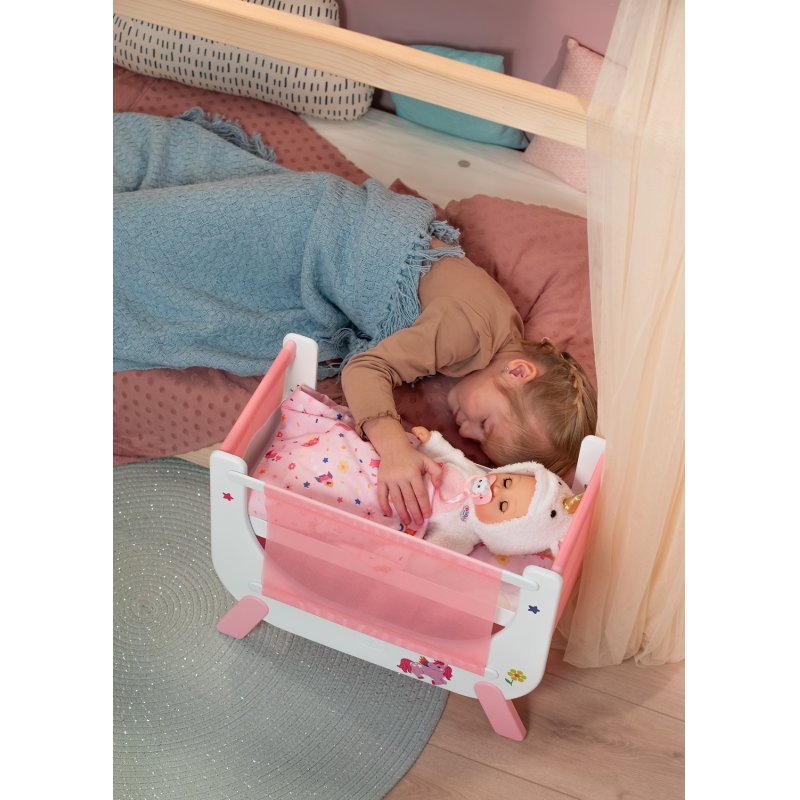 Zapf Baby born Beistellbett Einhorn