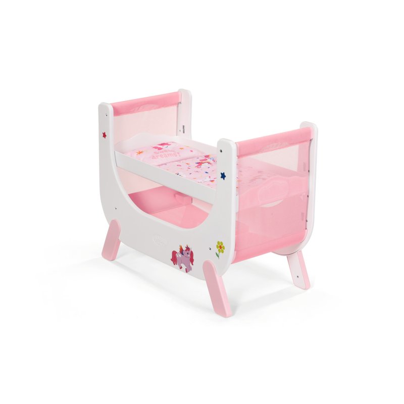 Zapf Baby born Beistellbett Einhorn