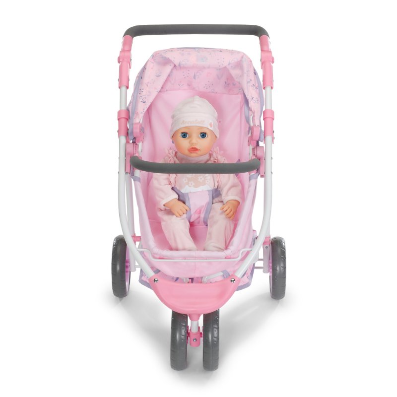 Zapf Baby born Deluxe Puppenwagen Blumen