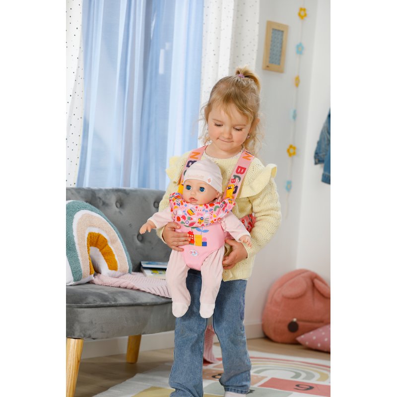 Zapf Baby born Babytragesitz Pink