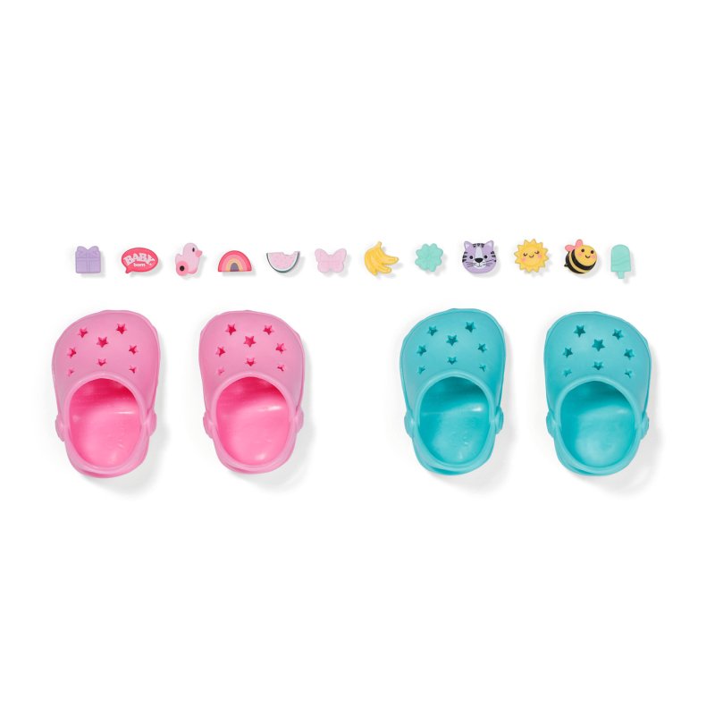 Zapf Baby born Badeschuhe mit Pins 2 Paar .43cm