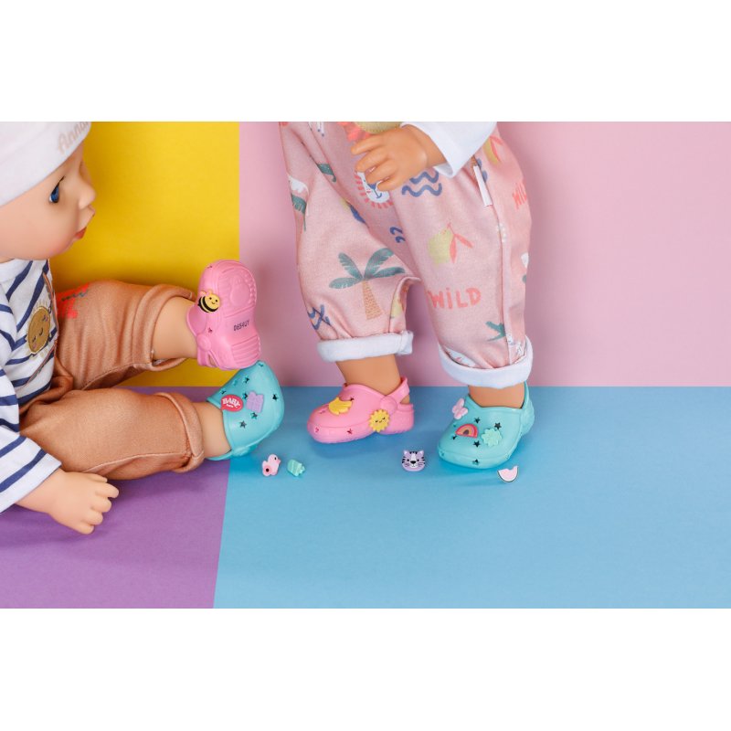 Zapf Baby born Badeschuhe mit Pins 2 Paar .43cm