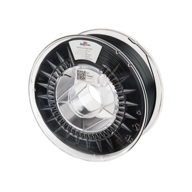 Spectrum Filaments ASA 275 1.75 mm Acrylonitrile-styrène-acrylate Noir 1 kg