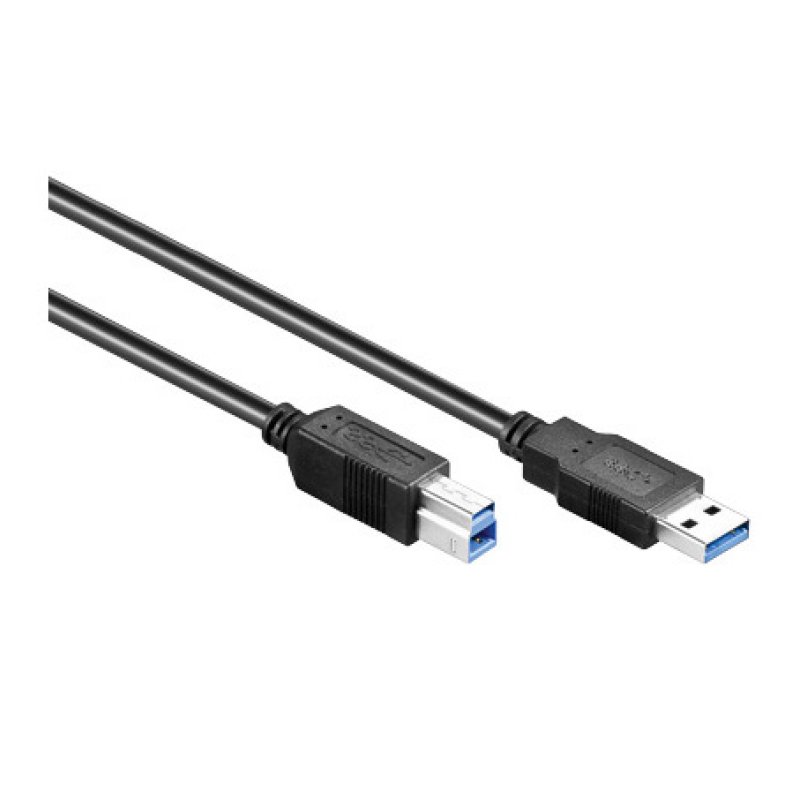 Good Connections USB3.0 Kabel A-B schwarz 5m