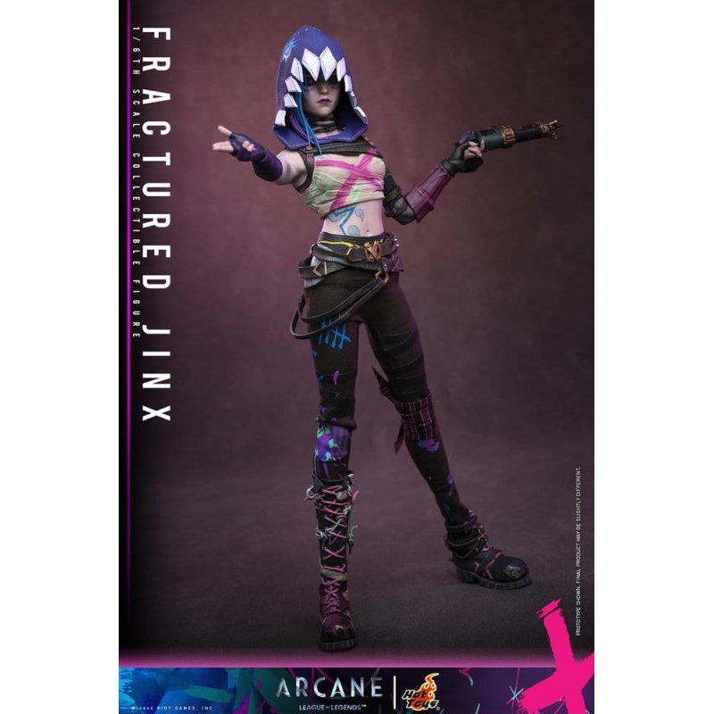 Arcane Action Figure 1/6 Fractured Jinx 28 cm