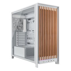 Corsair FRAME 5000D WOOD RS Midi Tower Walnut, White