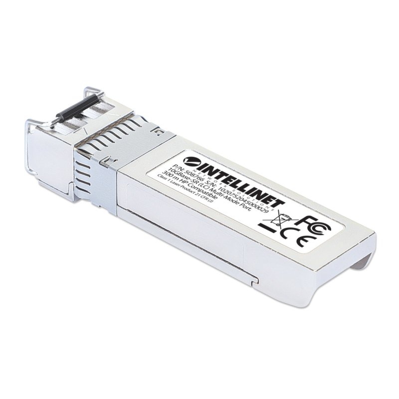 Intellinet Module émetteur-récepteur de réseau SFP fibre 10 Gigabit, 10GBase-SR (LC) multimode, 300 m, 850 nm,