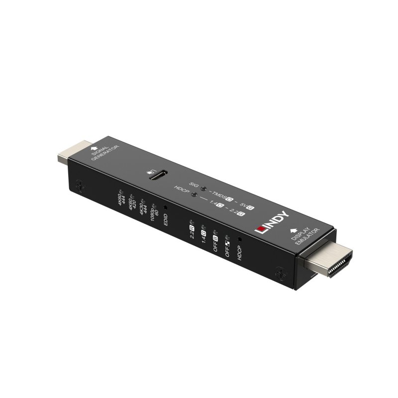 HDMI 4K60 Signalgenerator und Display-Emulator (schwarz)