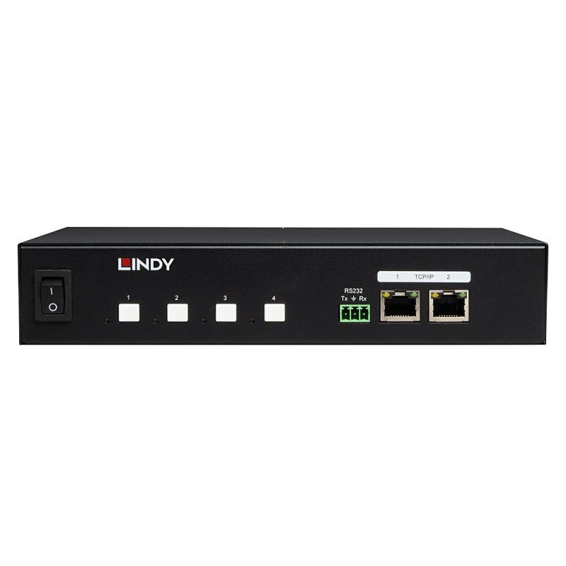 Lindy 32622 unité de distribution d'énergie 4 sortie(s) CA 1U Noir