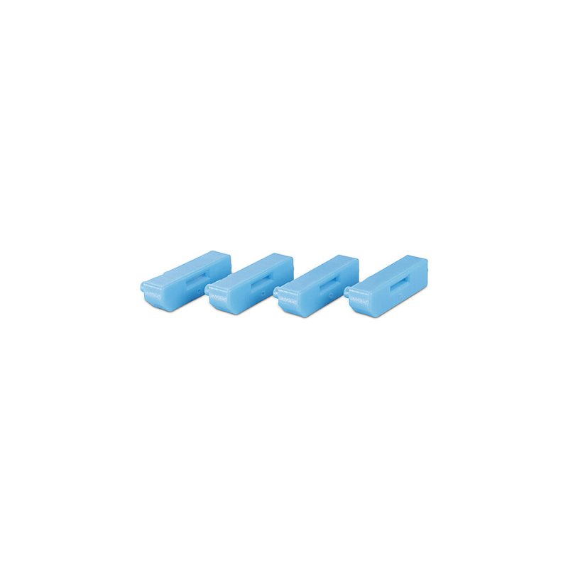 Lindy 40324 bloqueur de port Bloqueur de port clé DisplayPort Bleu Acrylonitrile-Butadiène-Styrène (ABS) 5