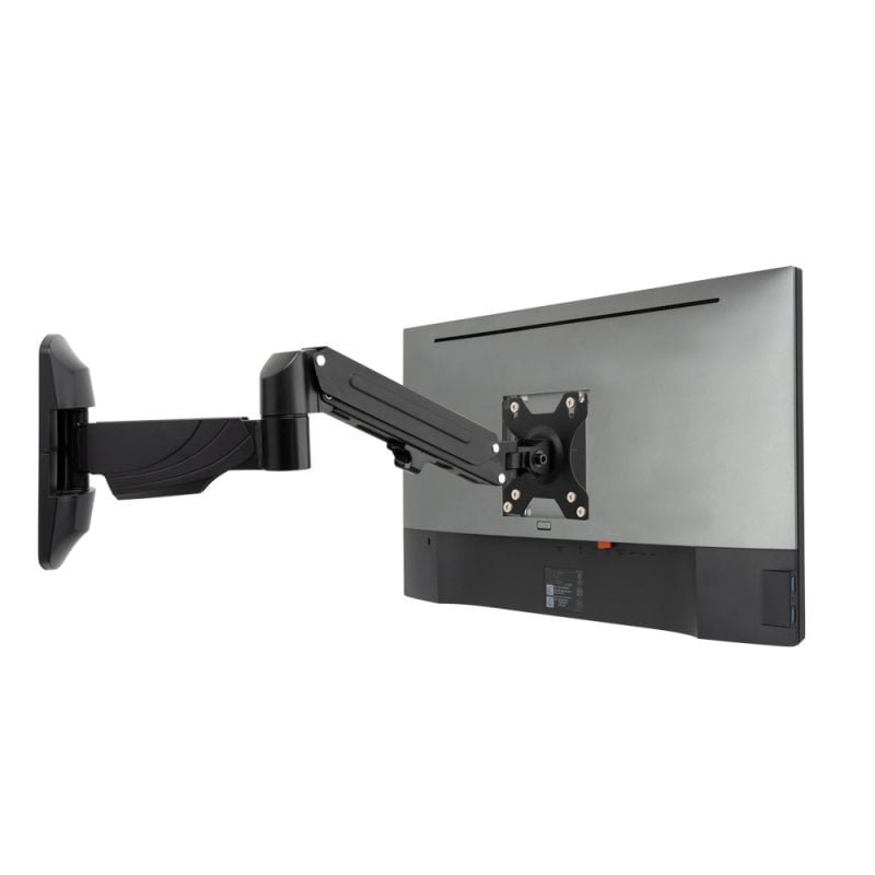 Display-Wandhalterung mit Gasdruckfeder (schwarz, für Monitore bis 81,3 cm (32"))
