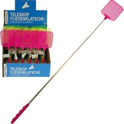 Best Choice Fly Swatter Telescope 72cm In Display 4 Color Assortment