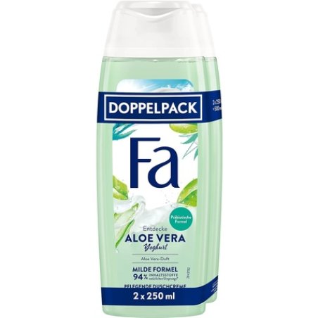 Fa Shower Gel Aloe Vera Yoghurt 250ml Pack Of 2