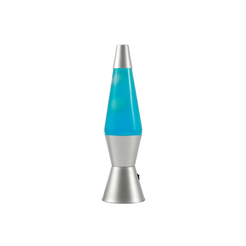 iTotal - Spaceship LED Lava Lamp - Blue liquid and white wax (XL3328)