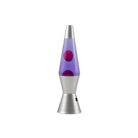 iTotal - Spaceship LED Lava Lamp with Silver Base - Purple (XL3327)