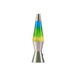 iTotal - Spaceship LED Lava Lamp with Chrome Base - Yellow/Blue (XL3322)