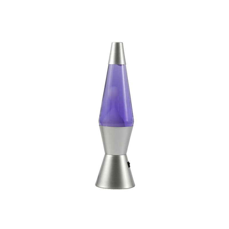 iTotal - Spaceship LED Lava Lamp with Silver Base - Purple (XL3325)