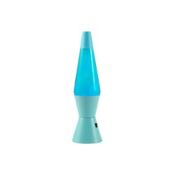 iTotal - Spaceship LED Lava Lamp - Light blue base, blue liquid and white wax (XL3332)