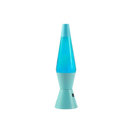 iTotal - Spaceship LED Lava Lamp - Light blue base, blue liquid and white wax (XL3332)