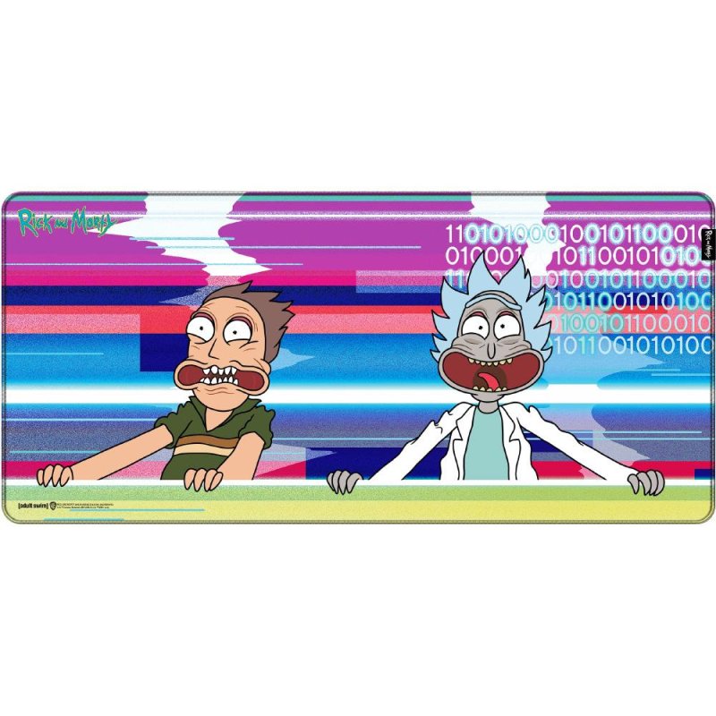Rick And Morty - Mousepad Glitched XL