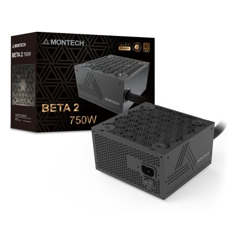 Montech BETA 2 power supply unit 750 W 20 4 pin ATX ATX Black