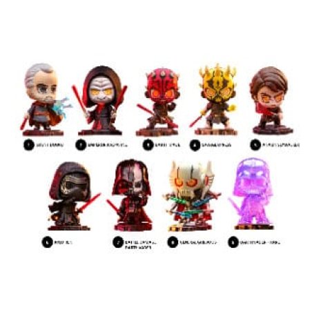 Star Wars Cosbi Mini Figures Dark Side 8 cm Blind Box Display (8)