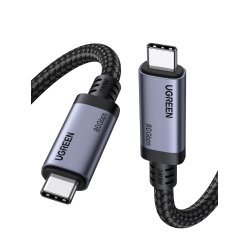 Ugreen 65383 USB cable USB4 Gen 3x2 1 m USB C 80 Gbit/s 240 W Black