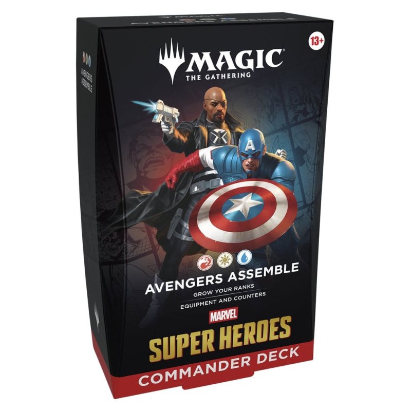 Magic the Gathering Marvel Super Heroes Commander Decks Case (4) english