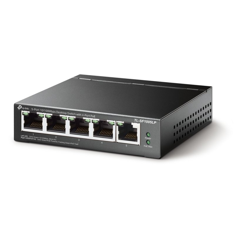 5-PORT 10/100 MBPS SWITCH 4-PORT POE