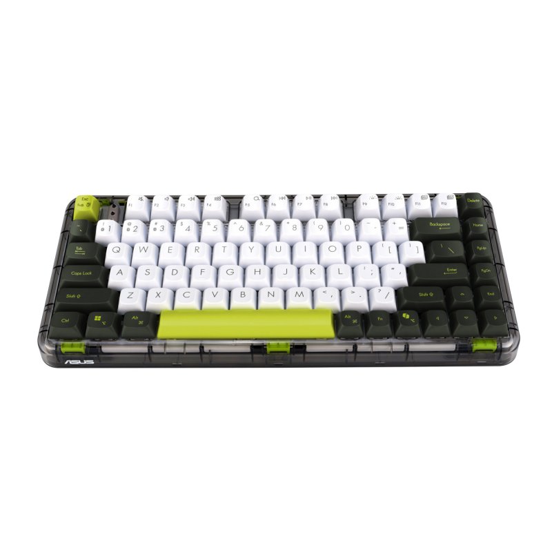 ASUS Jelly75 KD201 keyboard Universal USB RF Wireless Bluetooth Green, White, Black