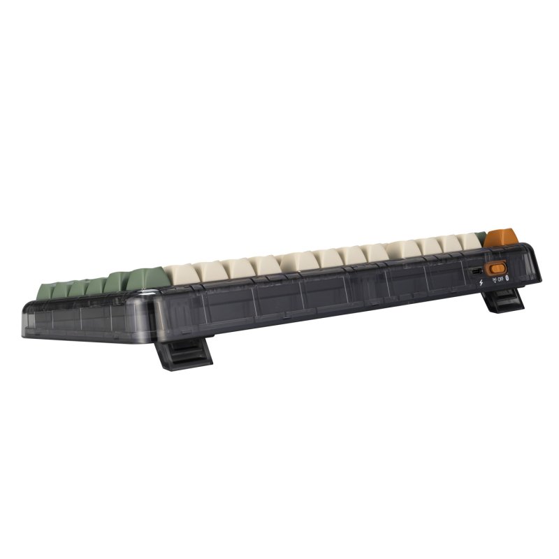 ASUS Jelly75 KD201 clavier Universel USB RF Wireless Bluetooth Vert, Beige, Orange