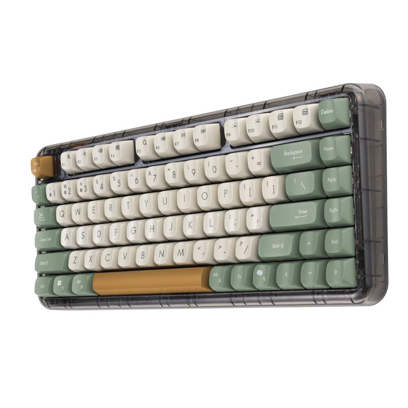 ASUS Jelly75 KD201 keyboard Universal USB RF Wireless Bluetooth Green, Beige, Orange