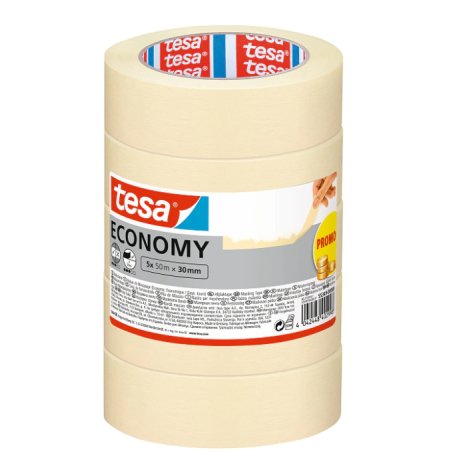 tesa Malerband Economy 5x 50m x 30mm PROMO